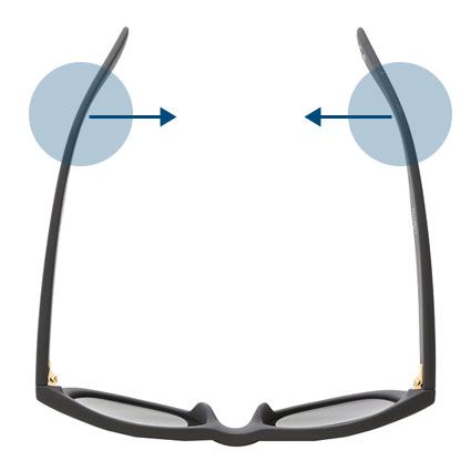 تنظیم عینک : سر خوردن عینک از روی صورت