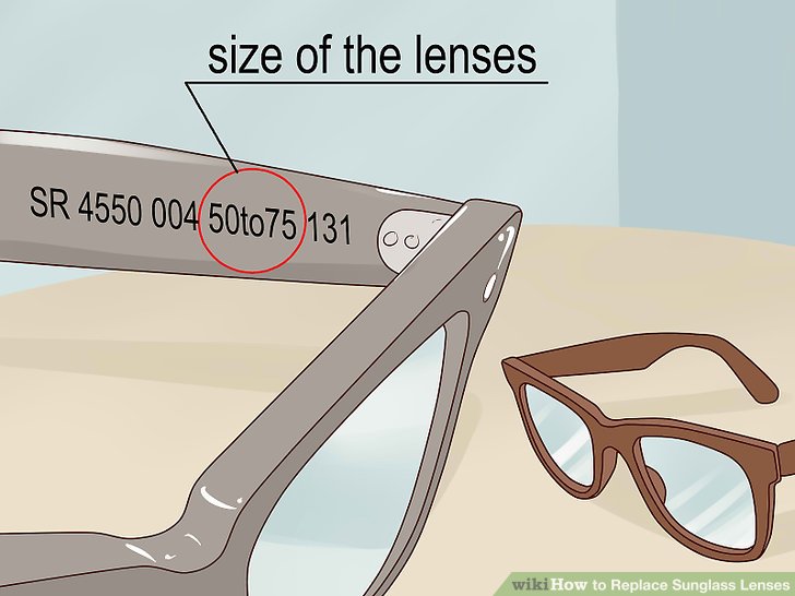 تعویض شیشه عینک آفتابی