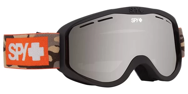 عینک اسکی اسپای SPY Crusher Jr Matte Black – HD PersimmonCadet Hide & Seek-Bronzew/Silver Spectra