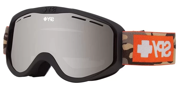 عینک اسکی اسپای SPY Crusher Jr Matte Black – HD PersimmonCadet Hide & Seek-Bronzew/Silver Spectra