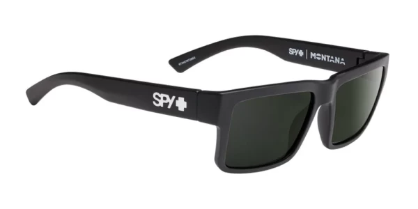 عینک آفتابی اسپای مدل Spy MONTANA SOFT MATTE BLACK – HAPPY GRAY GREEN