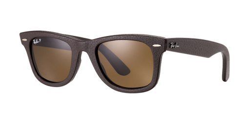 عینک آفتابی RayBan 2140QM Wayfarer Leather Brown Classic B 15