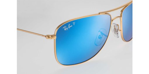 عینک آفتابی RayBan 3543 Chromance Gold Blue Mirror Polarized