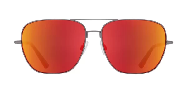 عینک آفتابی اسپای مدل SPY Tatlow Matte Gunmetal – HD Plus Gray Green with Red Spectra Mirror