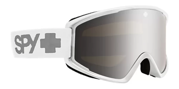 عینک اسکی اسپای SPY Crusher Elite Matte White – HD Bronze with Silver Spectra