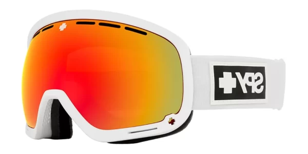 عینک اسکی اسپای SPY Marshall Matte White-HD Plus Bronze w/Red Spectra