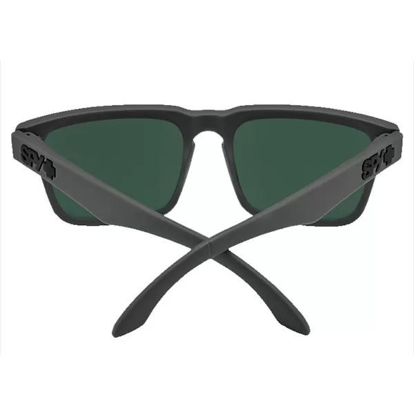عینک آفتابی اسپای SPY Helm Soft Matte Dark Gray – HD Plus Gray Green Polar with Light Blue  Mirror