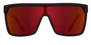 عینک آفتابی اسپای SPY FLYNN SOFT MATTE BLACK/RED FADE – HAPPY GRAY GREEN W/RED FLASH