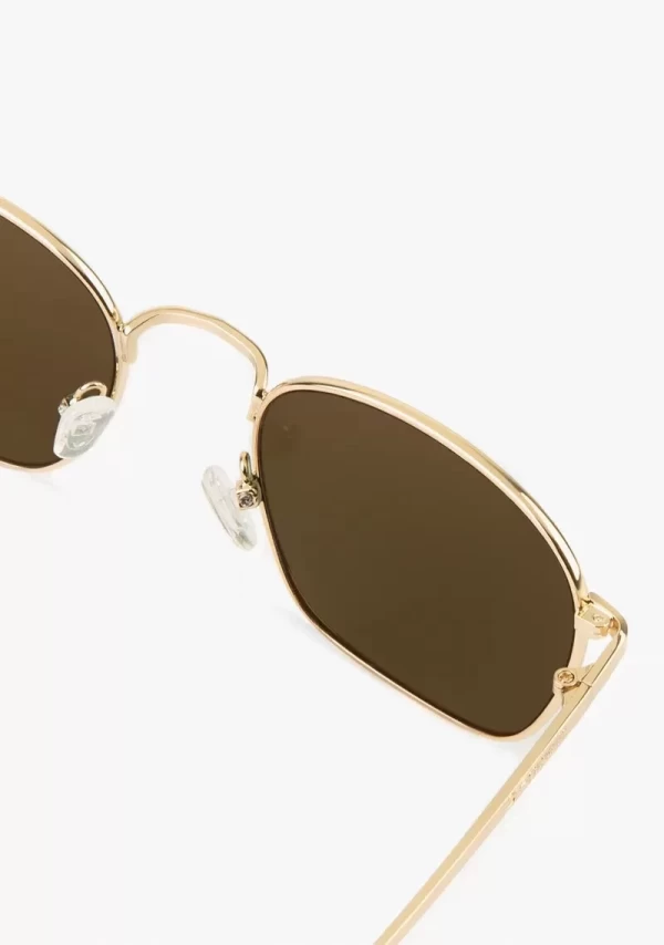 عینک آفتابی دی فرانکلین مدل D.franklin Classic Square / Gold – Brown